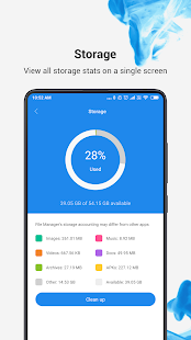 Mi File Manager - простой и бесплатный снимок экрана