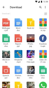 Dateimanager - экран диспетчера файлов
