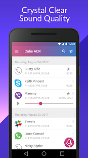 Запись звонков - скриншот Cube ACR