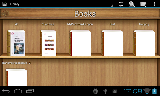 Скриншот программы EBookDroid PDF amp DJVU Reader
