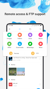 Mi File Manager - простой и бесплатный снимок экрана