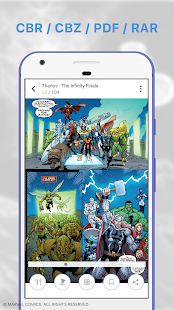 Скриншот Comic Reader и PDF Book Reader DJVU CBRZ