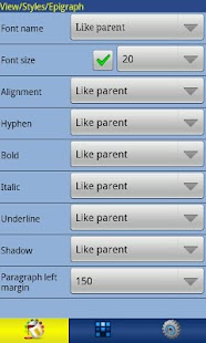 Экран ZXReader